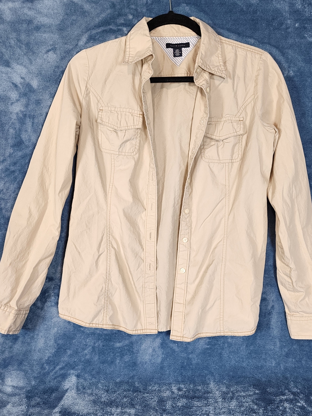 Tommy Hilfiger Beige Button-Down Shirt
